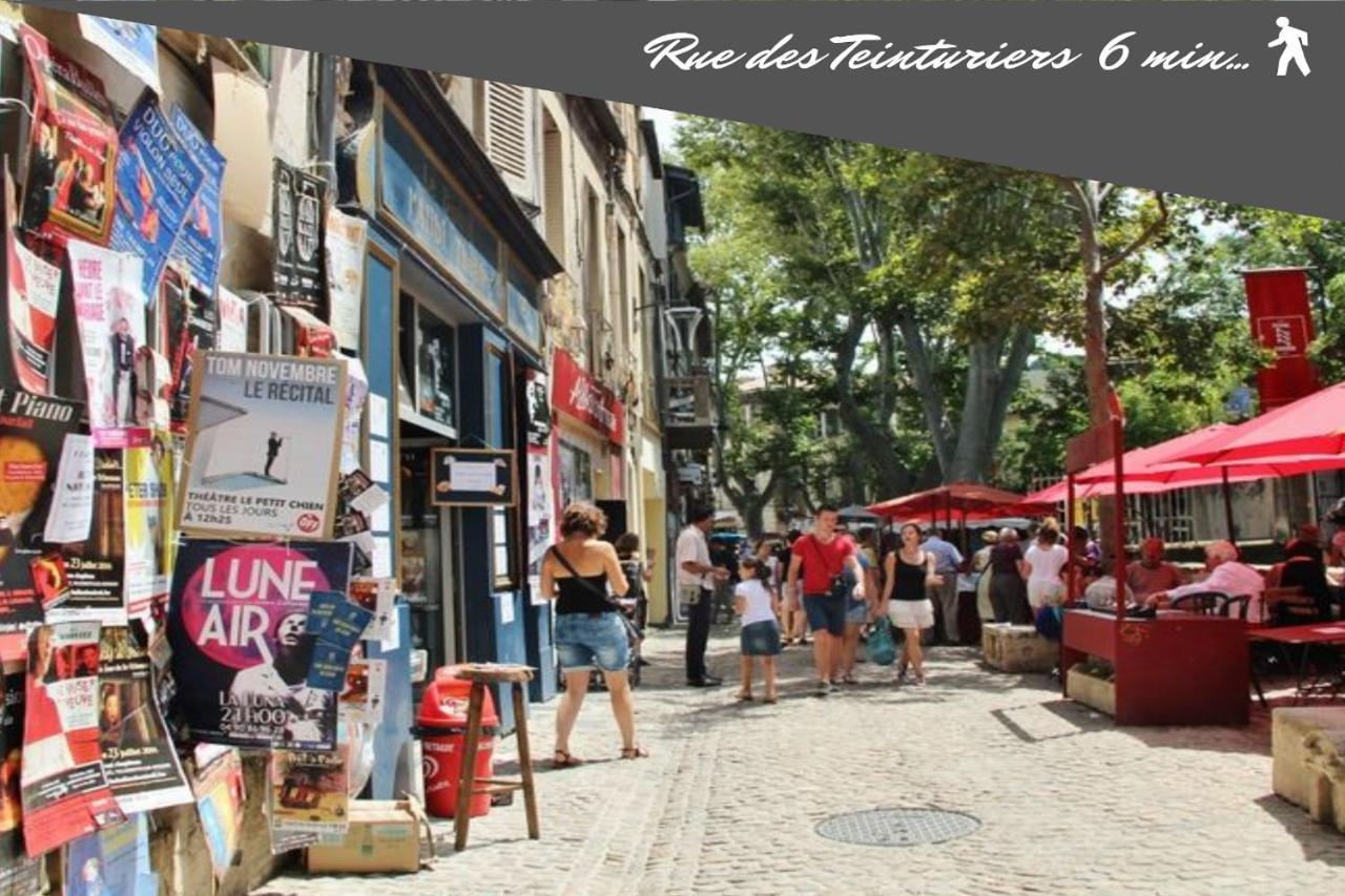 Le Chapeau Rouge Au Coeur Du Centre Historique Avignon Kültér fotó